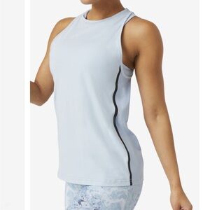 FILA Fi-Lux Loose Tank Top Blue Fog Color Size 2X New